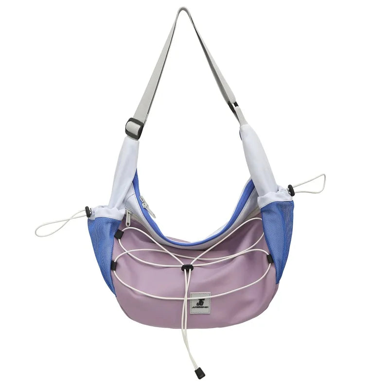 Color-Block Crossbody Bag – Large Capacity Shoulder & Gym Bag Crossbody Shoulder Bag Nixie