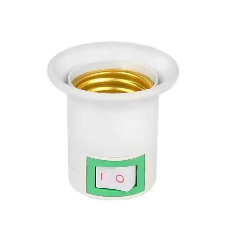 E27 Bulb Socket Adapter EU Plug Lamp Holder with On/Off Switch Lamp Socket Adapter Nixie