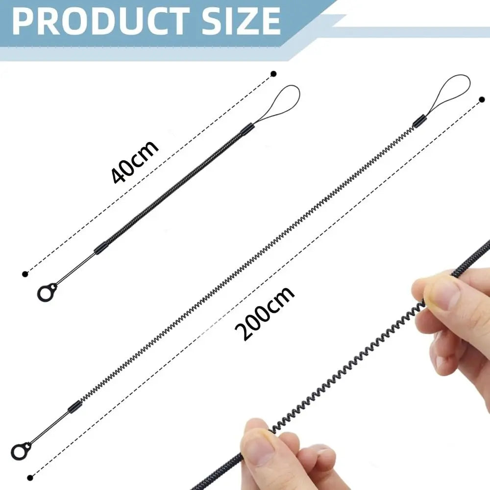 5-Pack Retractable Elastic Pen Lanyard Anti-Lost Pen Leash Pen Lanyard Holder Nixie