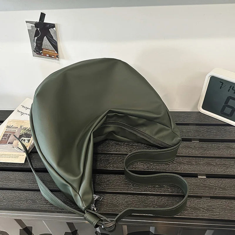 Nixie Japanese Crossbody Bag Men Large Capacity Oxford Bag Crossbody Shoulder Bag Nixie BB-174-Green