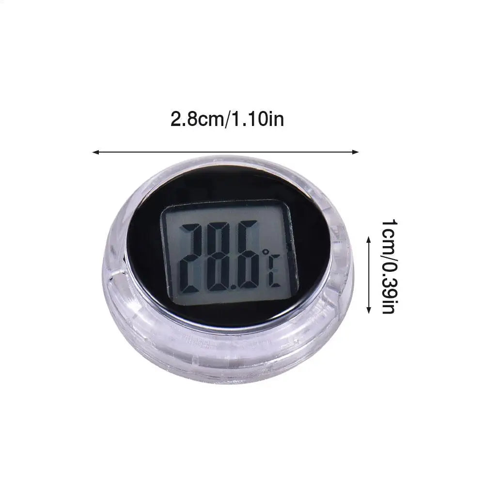 Mini Digital Thermometer Waterproof Self-Adhesive Motorcycle