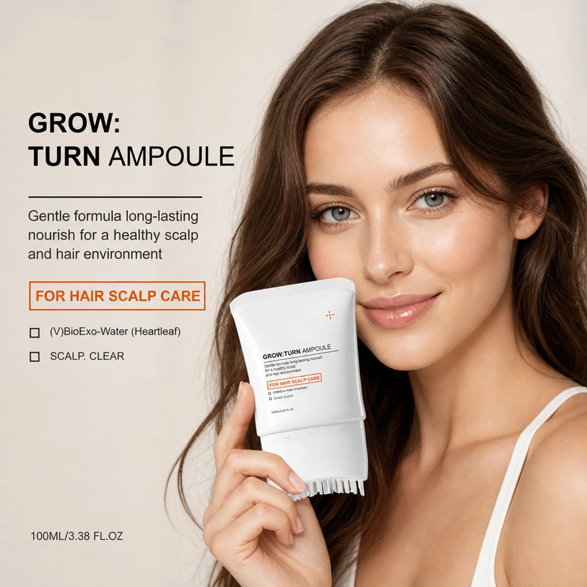 GROW:TURN Ampoule Scalp Serum – Nourishing Hair Root Treatment Scalp Care Serum Nixie