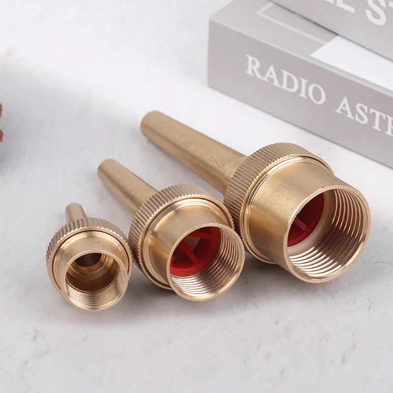 Copper Straight Jet Fountain Nozzle 1/2" 3/4" 1" Adjustable Fountain Nozzle Nixie