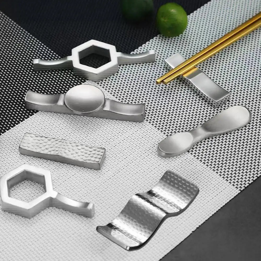 Stainless Steel Chopstick Rest & Spoon Holder | 304 Steel Chopstick Rest Nixie