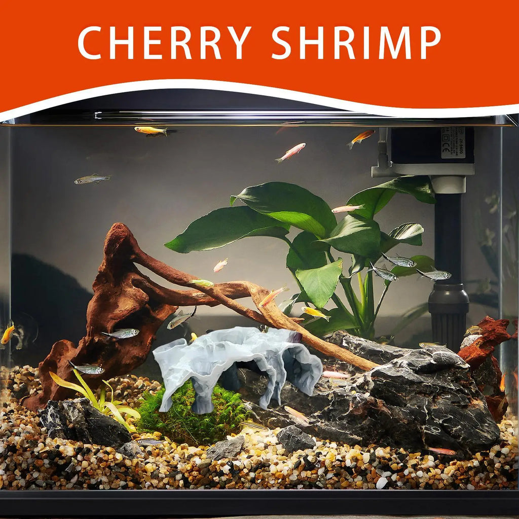 Aquarium Cave Tunnel Hideout for Fish, Shrimp & Reptiles Aquarium Cave Decor Nixie