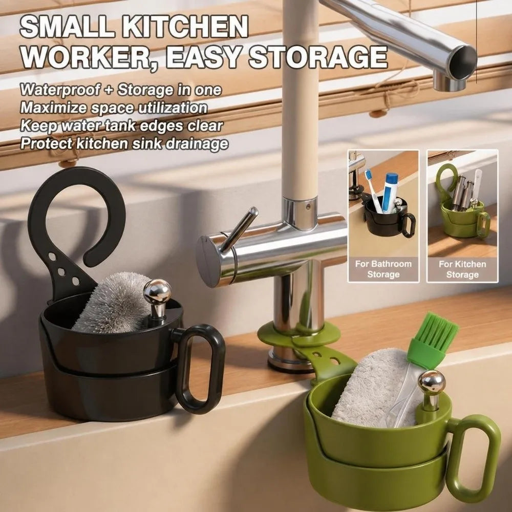 Hanging Sink Strainer Basket – Removable Filter & Fast Drainage