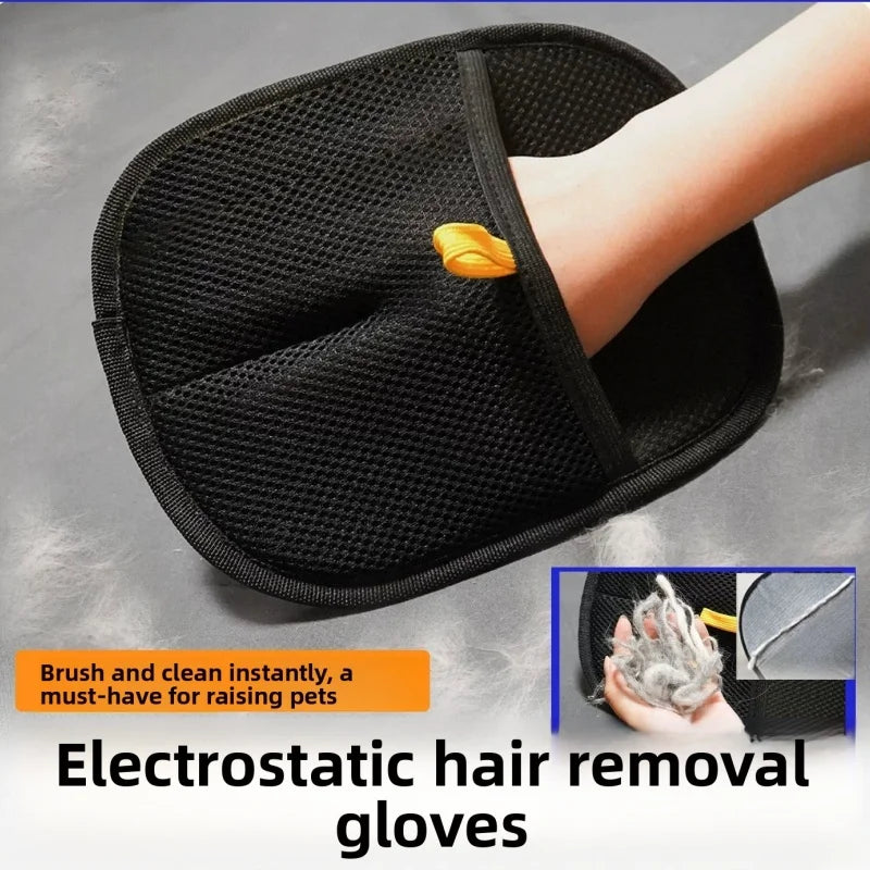 Pet Hair Removal Glove – Lint & Cat Hair Remover Tool Pet Hair Remover Glove Nixie