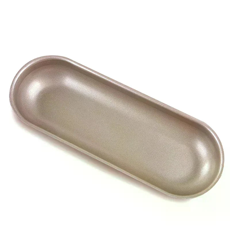 7-Inch Non-Stick Hot Dog Bun Mold | Carbon Steel Bakeware Bread Baking Mold Nixie