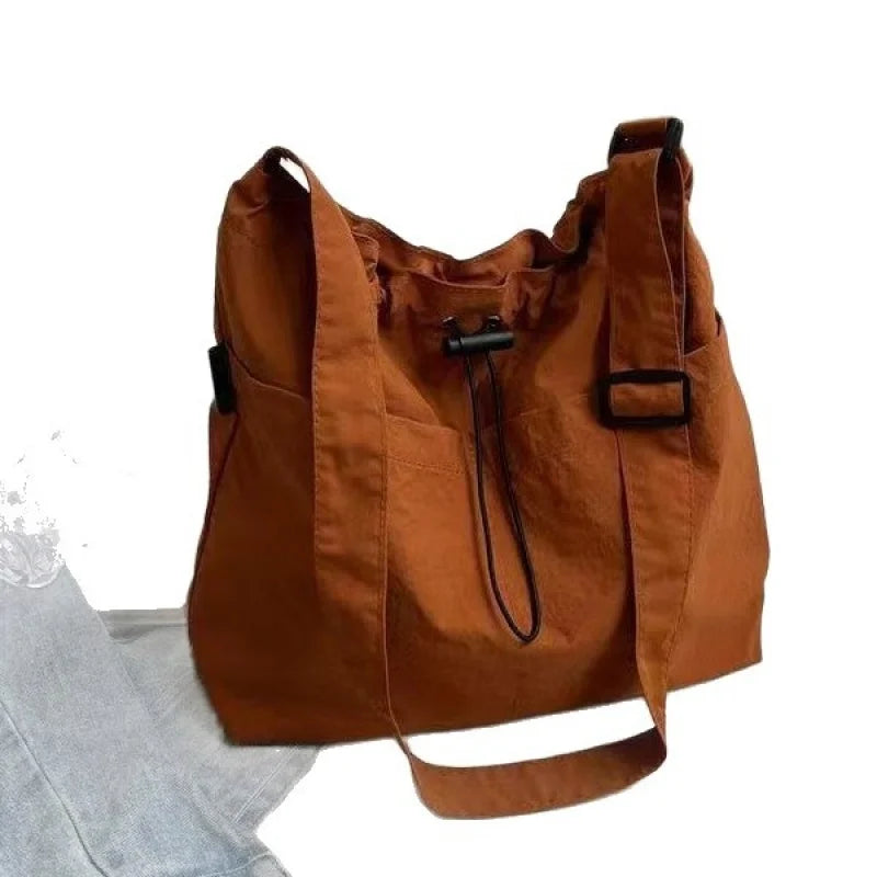 Women's Large Drawstring Tote Bag – Japanese Ins Style Women's Tote Bag Nixie