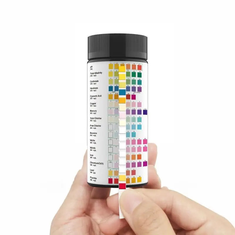 16-in-1 Aquarium Water Test Strips 50/100Pcs | pH & More Water Test Strips Nixie