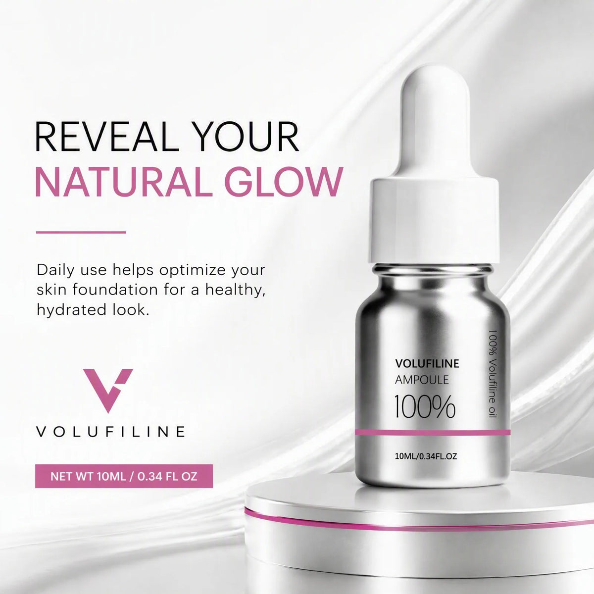 Ampoule Facial Serum – Deep Hydrating & Smoothing Essence 10mL Facial Serum Nixie