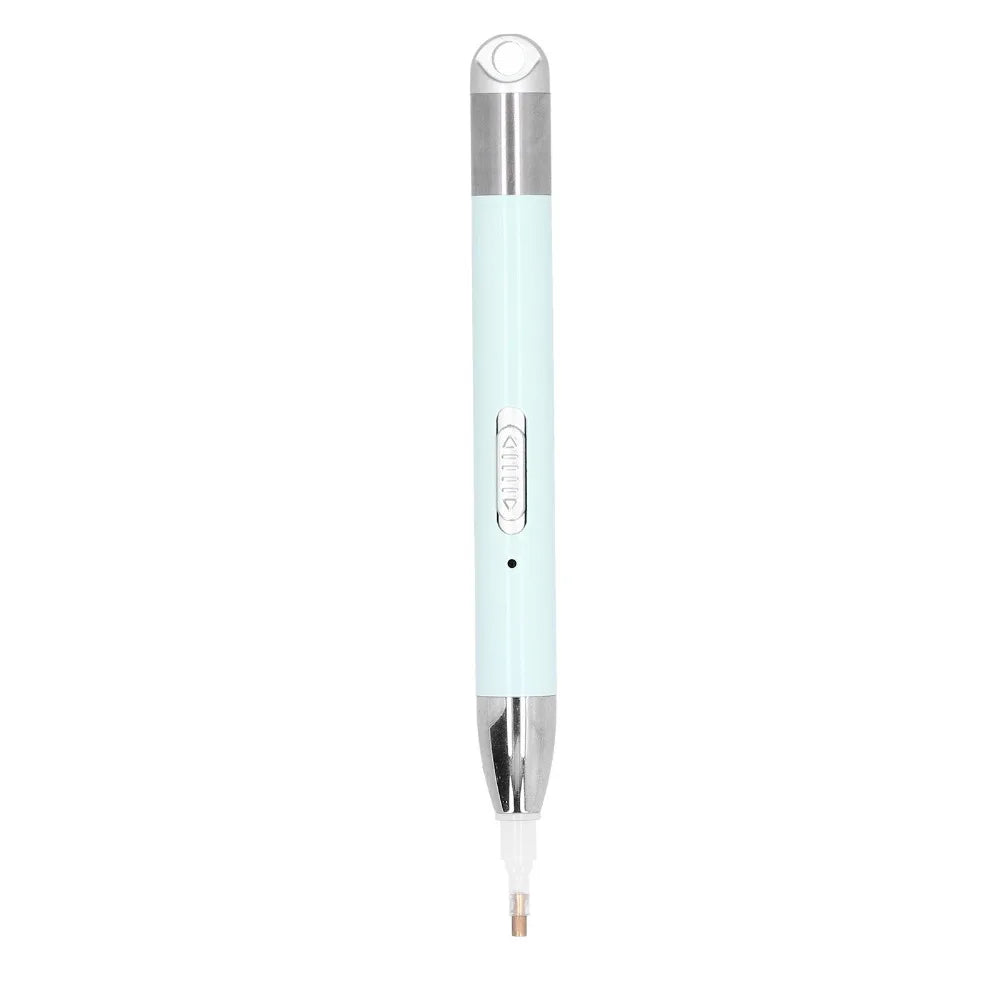USB Rechargeable Luminous Drill Pen – 6 Tips & Storage Box Diamond Painting Pen Nixie