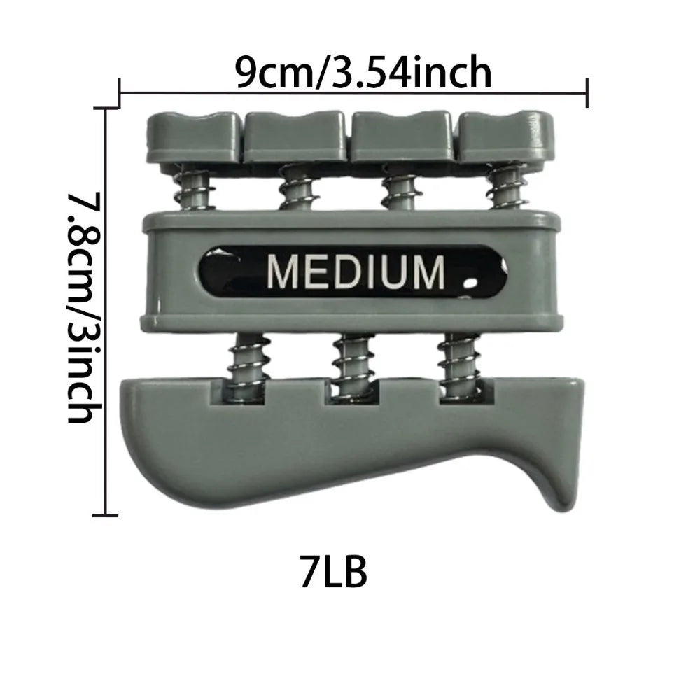 Grip & Finger Strengthener – Adjustable Resistance Trainer Grip Strengthener Nixie Medium gray -7LB