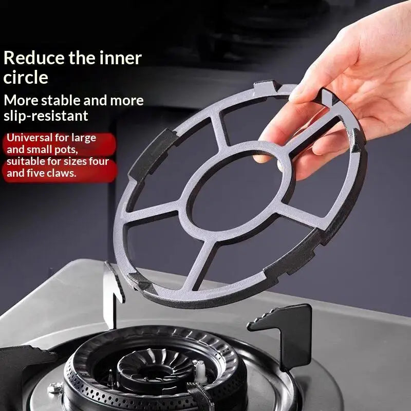Cast Steel Non-Slip Gas Stove Wok Support Ring Universal Fit