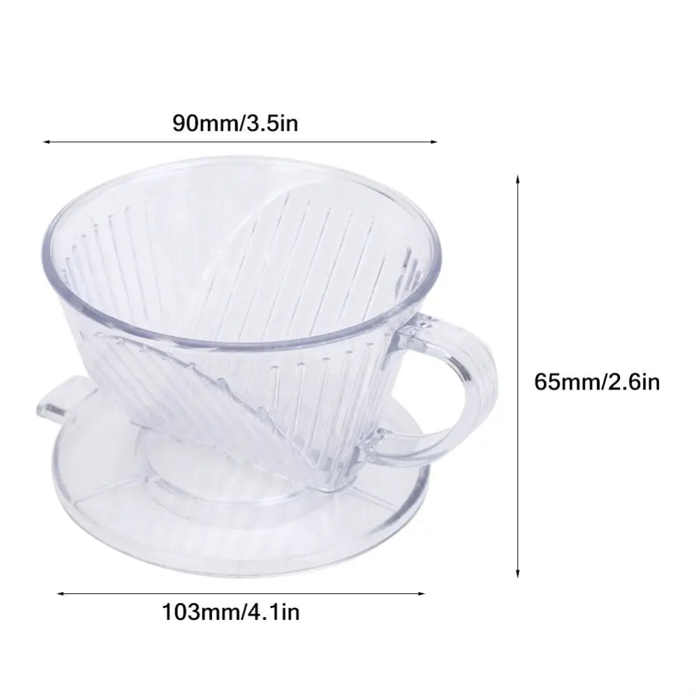 Reusable Cone Coffee Dripper Filter Cup – Portable Pour-Over