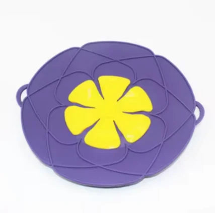 Silicone Anti-Overflow Pot Lid | Boil Protection Kitchen Tool Silicone Pot Lid Nixie Purple Pot Lid