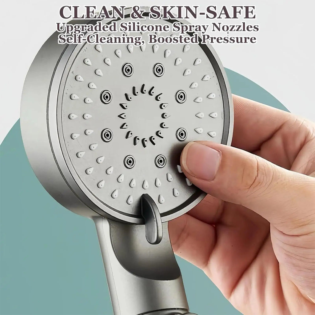 5-Mode Filtered Handheld Shower Head | High Pressure Water Saver