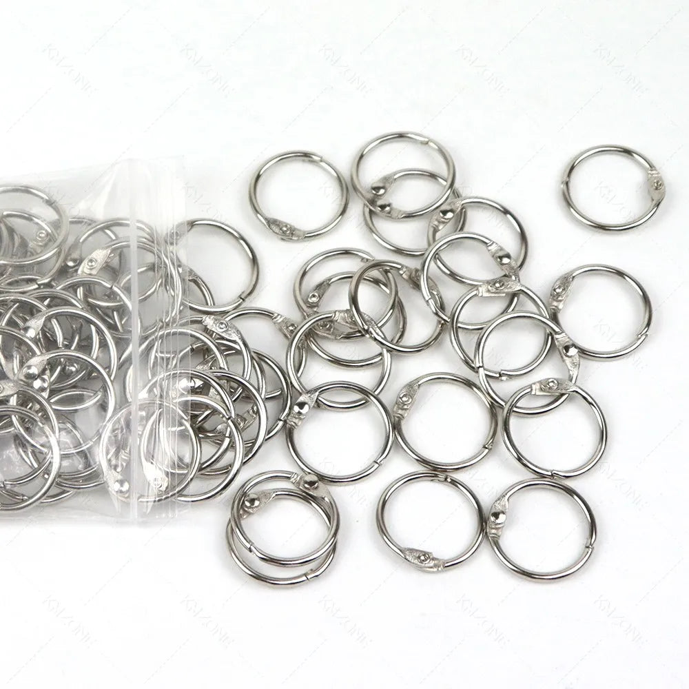 20mm Metal Binder Rings for Albums, Notebooks & Scrapbooks Metal Binder Rings Nixie