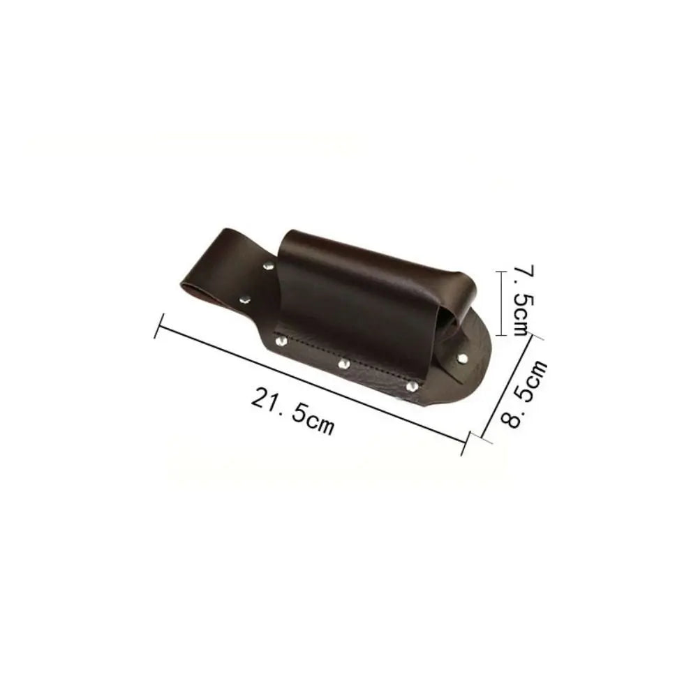 PU Leather Beer Bottle Waist Holster Belt Bag with Pen Holder Bottle Waist Holster Nixie