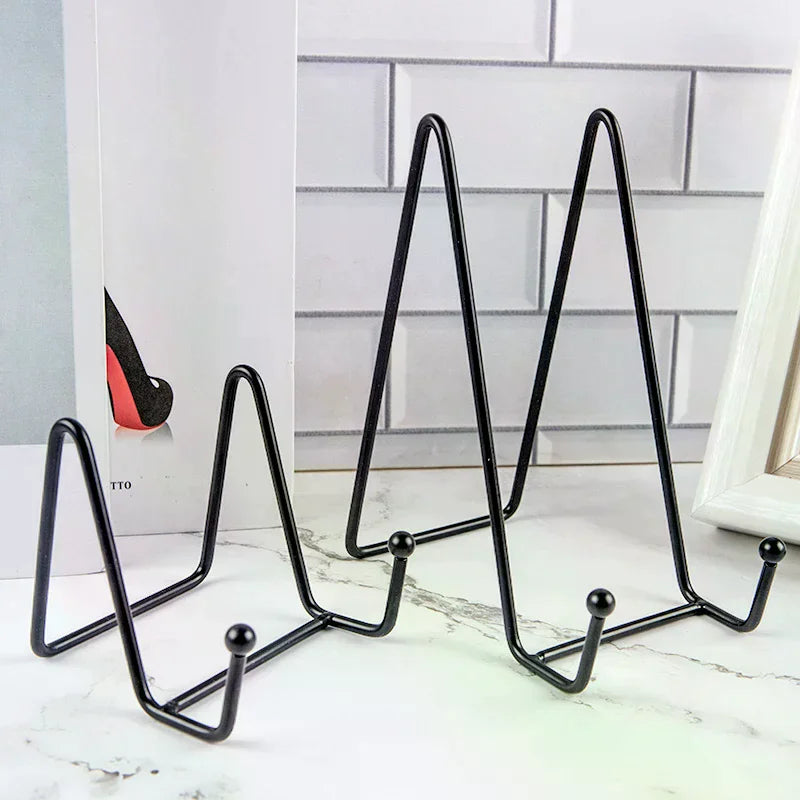 Iron Art Display Stand – Plate, Book, Photo & Magazine Holder Decorative Display Stand Nixie