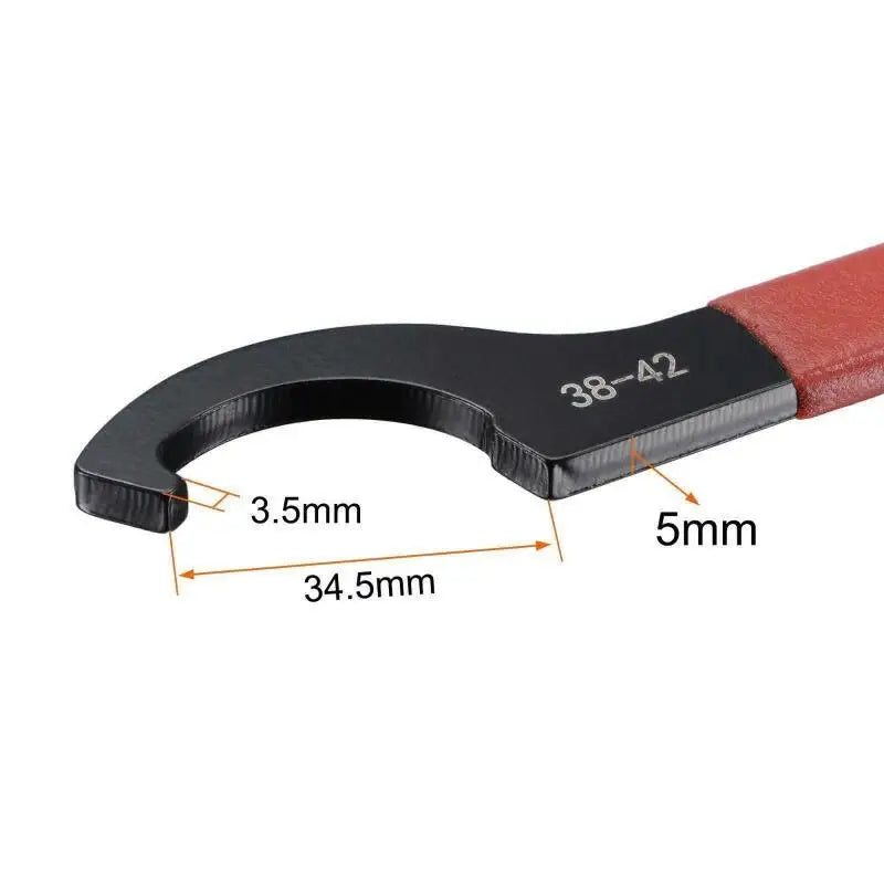 C-Type Hook Wrench Spanner for Round Nuts – 38-62mm