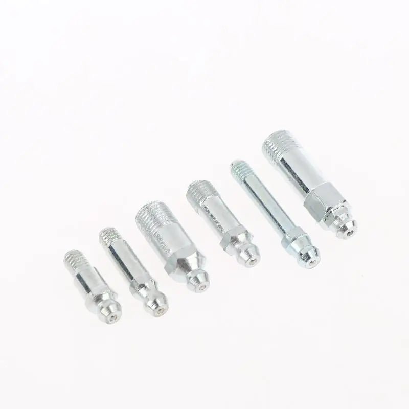 5Pcs Lengthened Zerk Grease Nipple Fittings M6 M8 M10 Metric Straight Grease Zerk Fittings Nixie