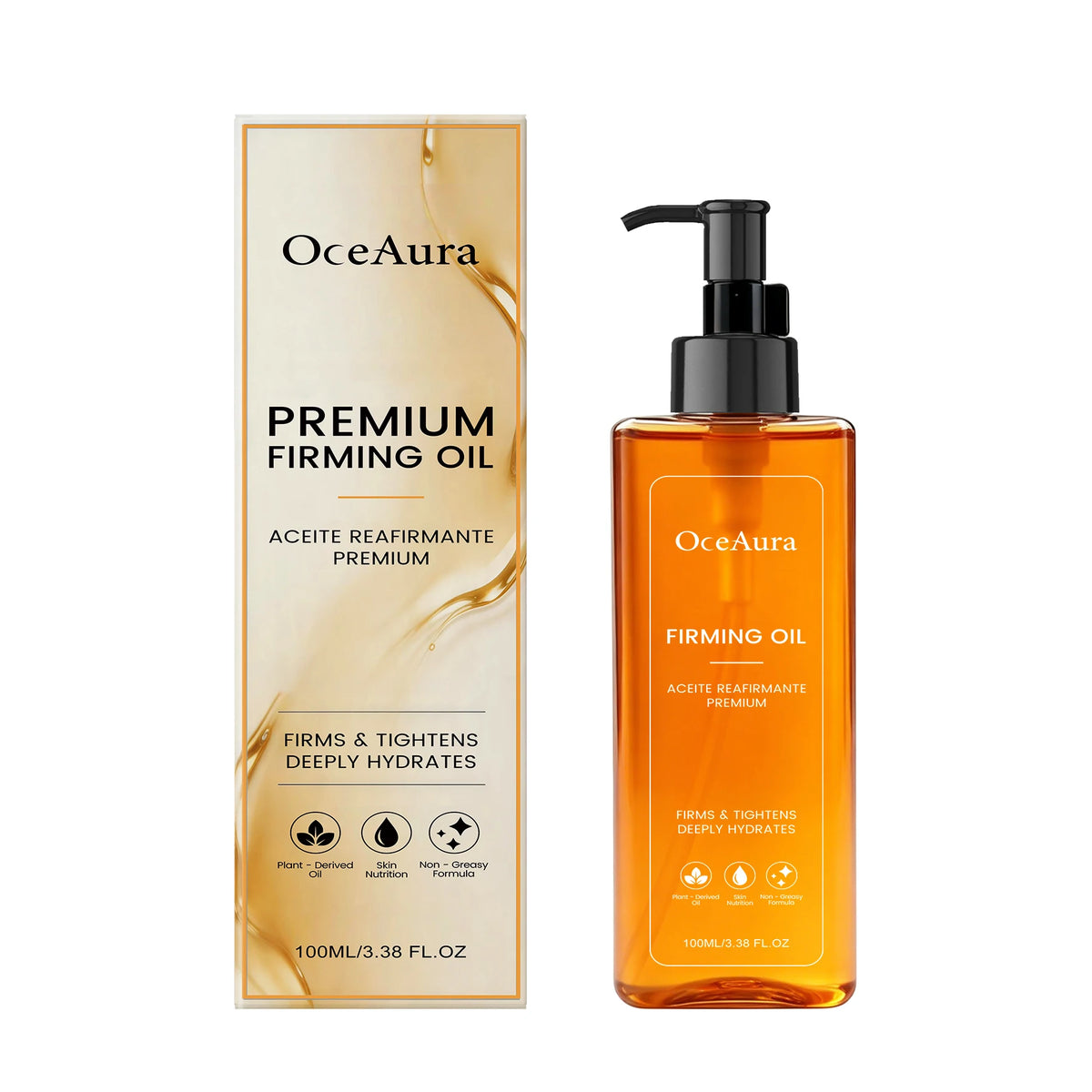 OceAura Firming Body Oil – Plant-Derived Deep Hydrating Serum Firming Body Oil Nixie 1pcs 100ml