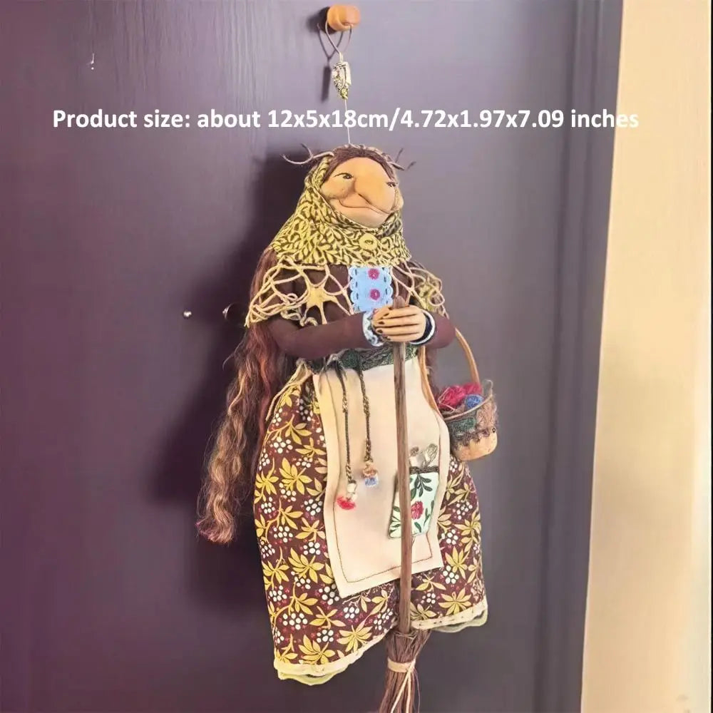 Kitchen Witch Doll – Handmade Good Luck Charm Home Decor Decorative Figurine Nixie