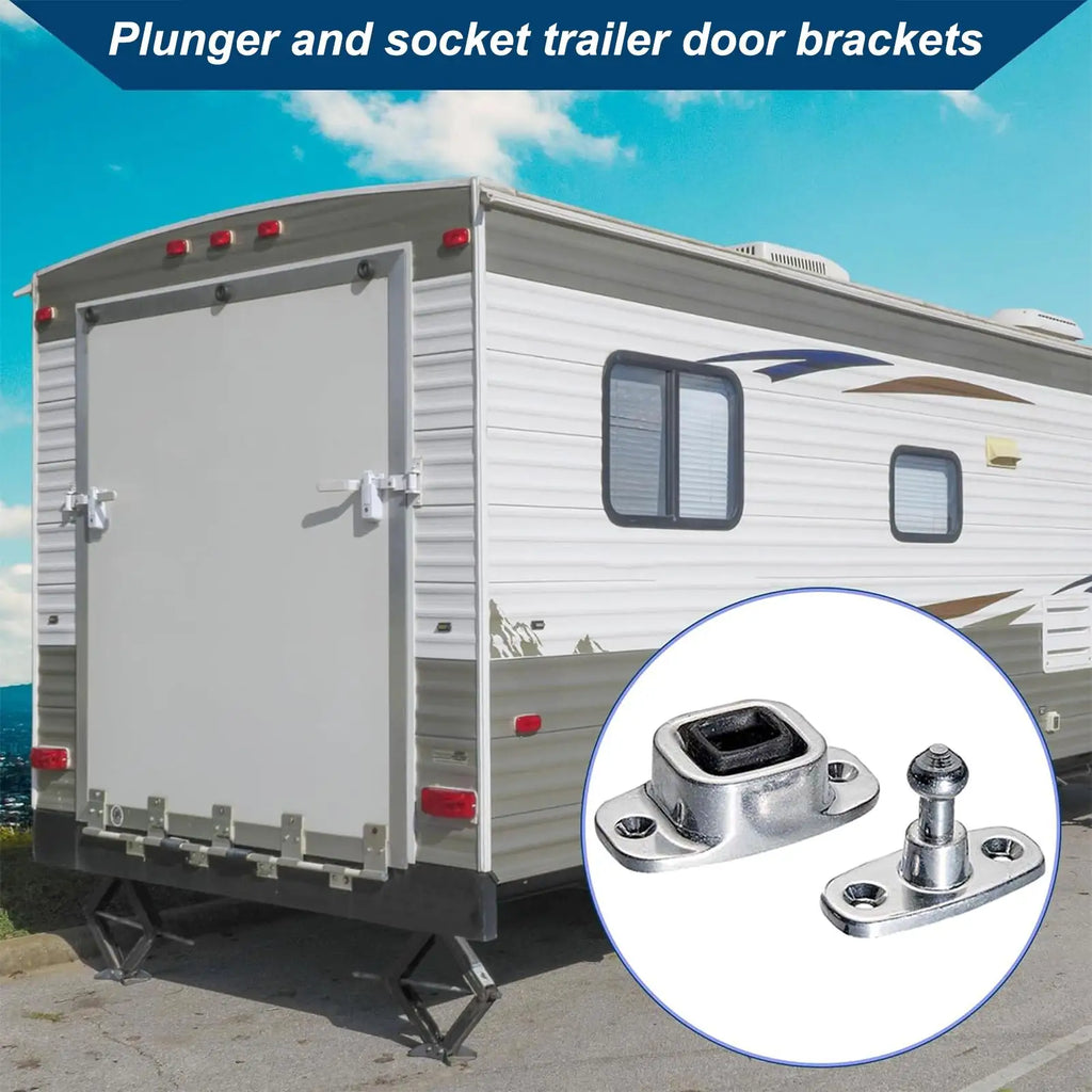 RV Door Holder Catch – Trailer Door Latch Stopper Bracket