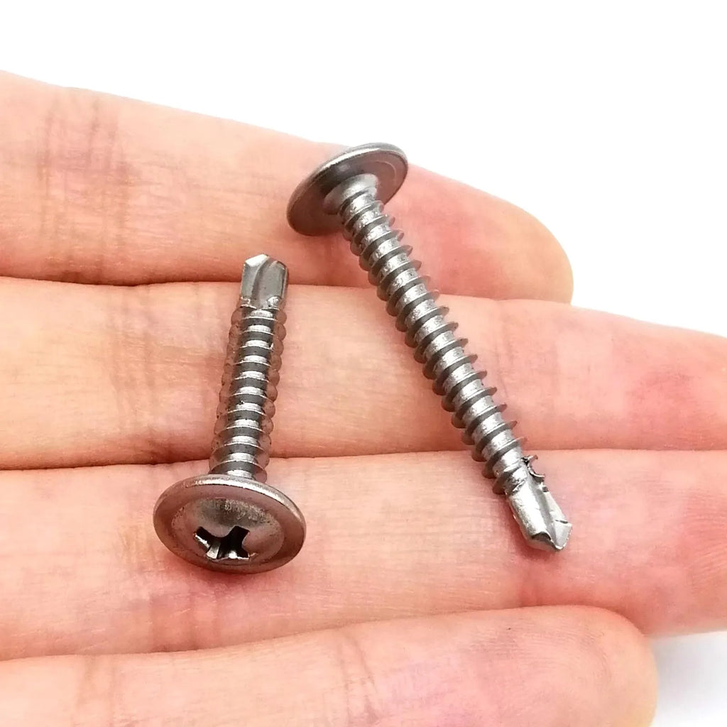 M4.2 #8 410 Stainless Steel Self-Tapping Drill Screws 50-99 Pcs Self-Tapping Screws Nixie