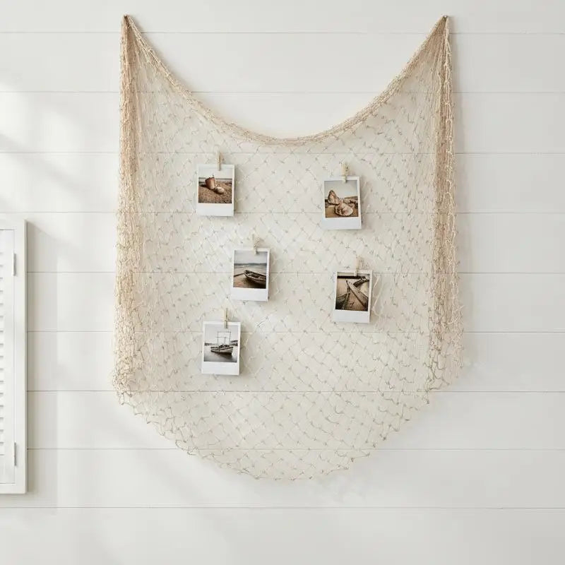 Nautical Fishing Net Wall Hanging – Beach Party & Home Décor Wall Hanging Decor Nixie