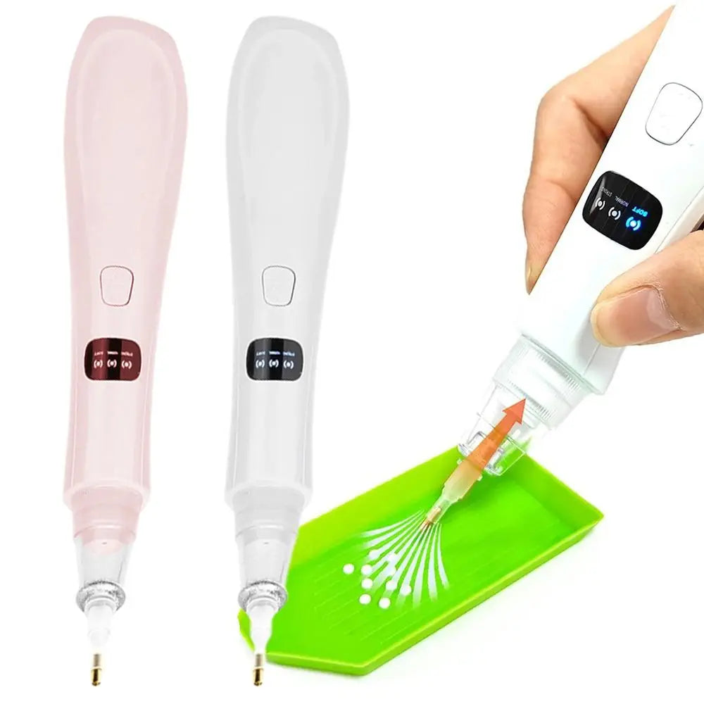 Electric Diamond Painting Pen USB Rechargeable – 4 Heads Diamond Painting Pen Nixie