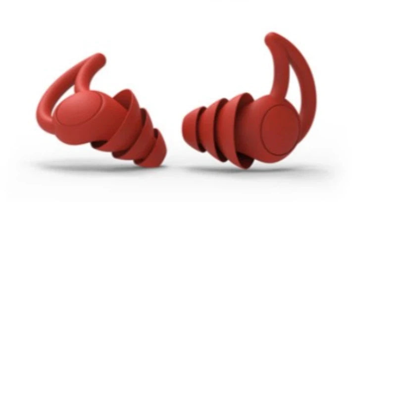 3-Layer Silicone Earplugs for Sleep, Swim & Noise Reduction Silicone Earplugs Nixie Pink