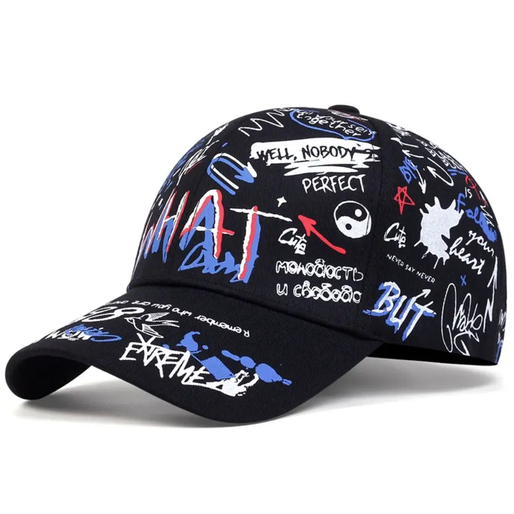 Hip Hop Graffiti Baseball Cap – Adjustable Unisex Sun Hat