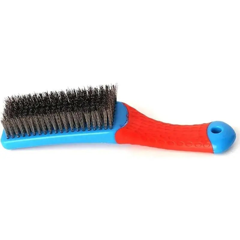 Heavy Duty Stainless Steel Wire Brush with Plastic Handle