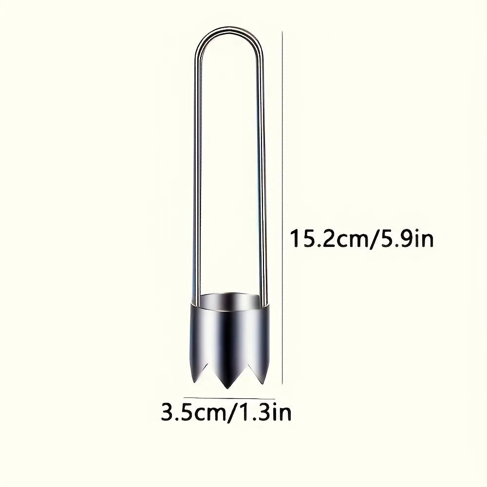 Stainless Steel Apple Pear Corer & Bell Pepper Seed Remover