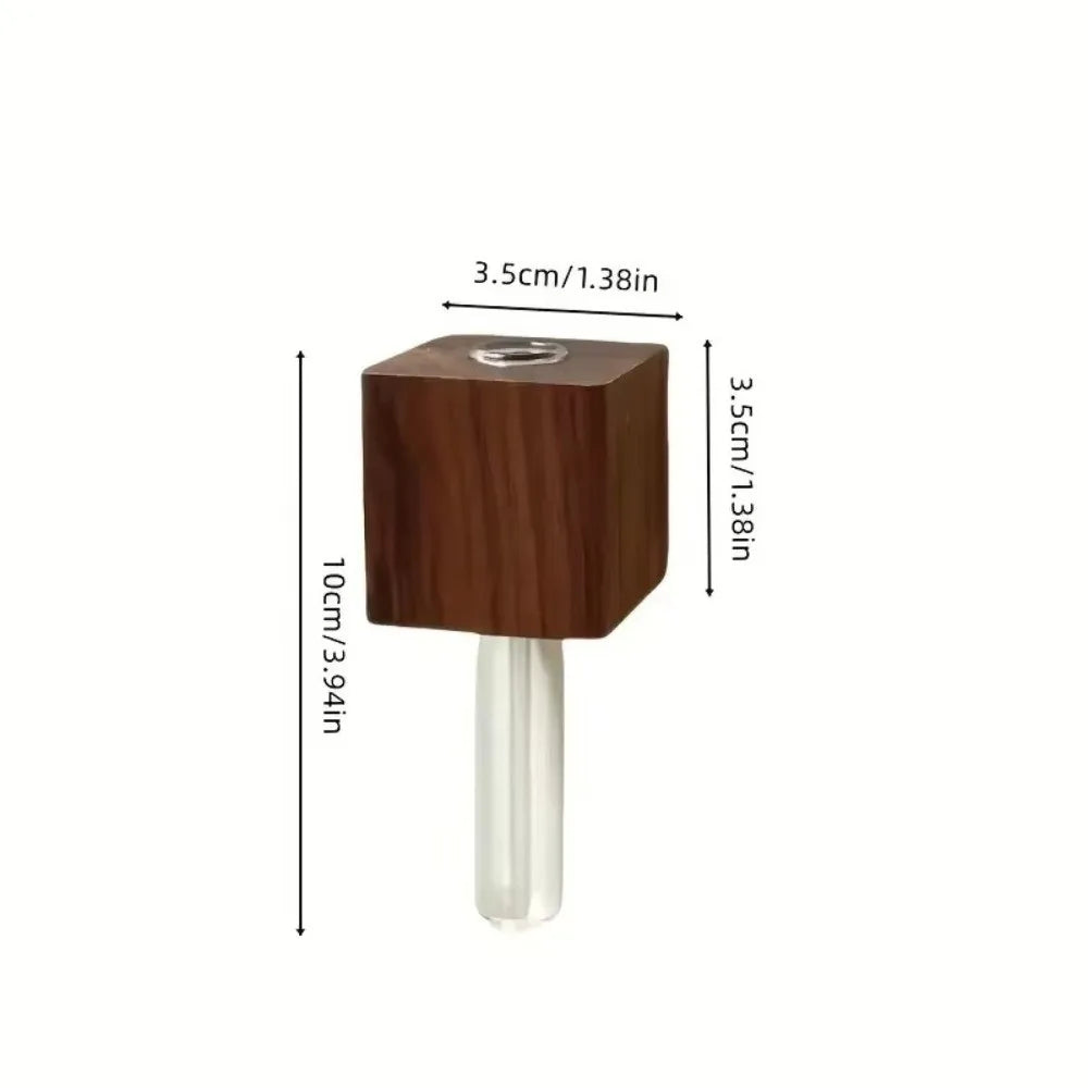 Wooden Refrigerator Vase – French Country Flower Holder Decorative Flower Vase Nixie