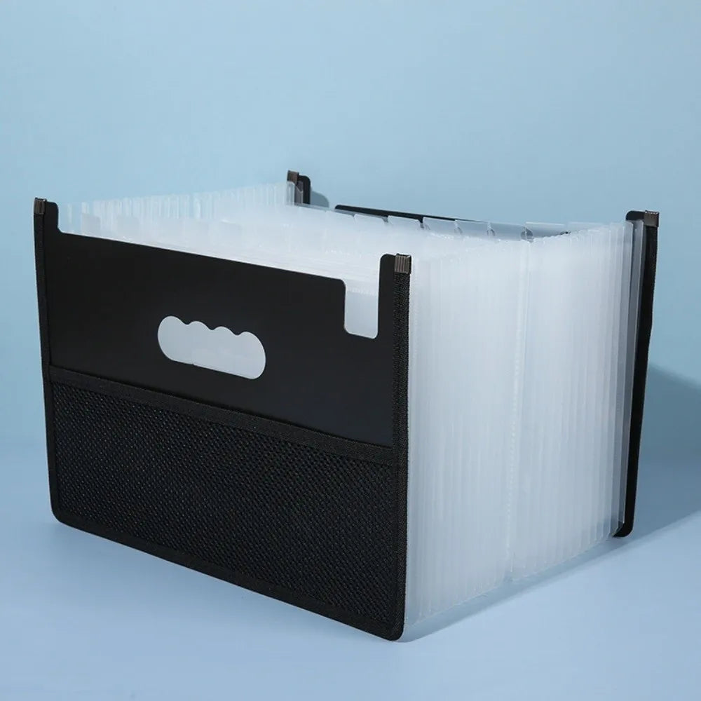 Expanding File Box 13/25 Pockets A4 Accordion Folder Organizer