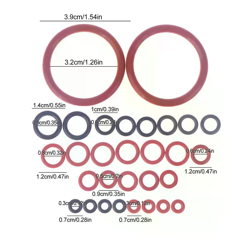 30Pcs Silicone O-Ring Seal Kit for Saeco Coffee Machine Coffee Machine Seal Kit Nixie