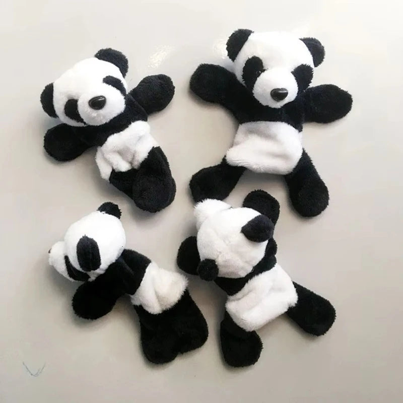 Cute Plush Panda Fridge Magnet – Soft Oval Fabric Refrigerator Decor Fridge Magnet Nixie