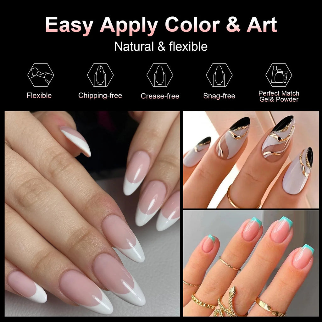 100Pcs Matte Press On Nails Half & Full Cover Acrylic Tips Press On Nails Nixie