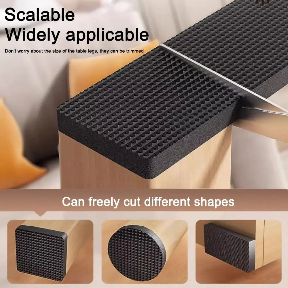 Self-Adhesive EVA Furniture Leg Pads – Anti-Slip Floor Protectors Furniture Leg Pads Nixie