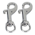 2pcs 65mm Bolt Snap Swivel Eye Hook – Rotating Zinc Alloy Clip