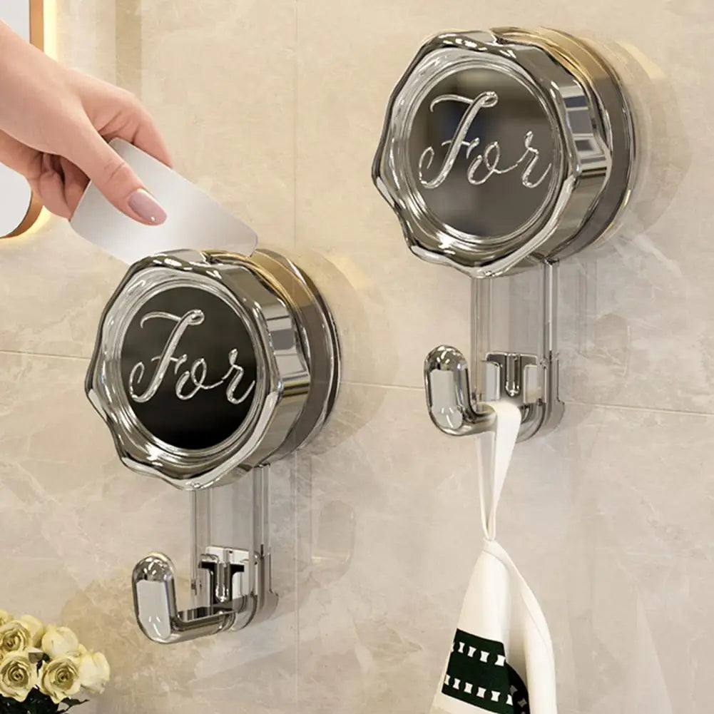No-Drill Suction Cup Wall Hook for Kitchen & Bathroom Tiles