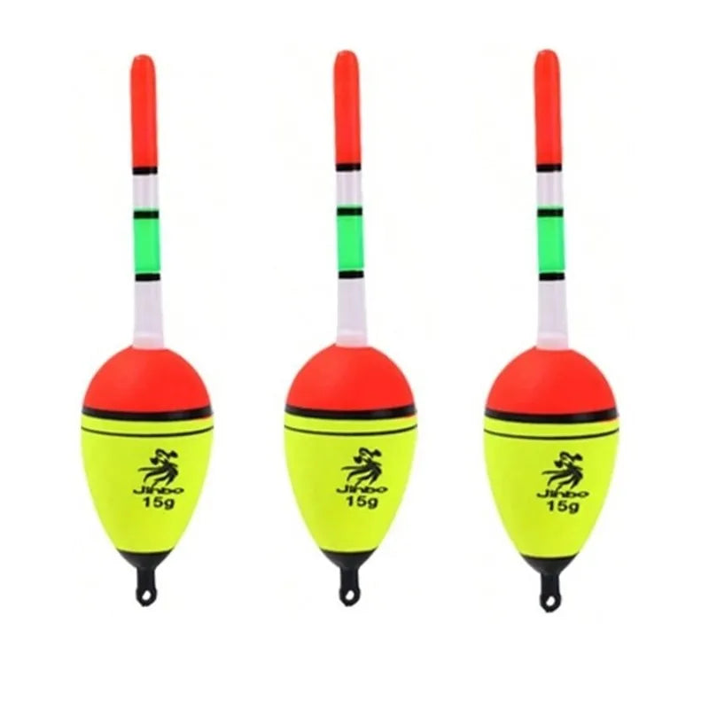 3PCS Luminous Fishing Float Bobber Set – Sea & Carp Fishing Fishing Float Bobber Nixie 15g 3PCS