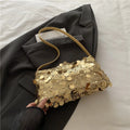 Women's Sequin Shoulder Tote Bag – Large Capacity Evening Bag Sequin Shoulder Tote Nixie Gold