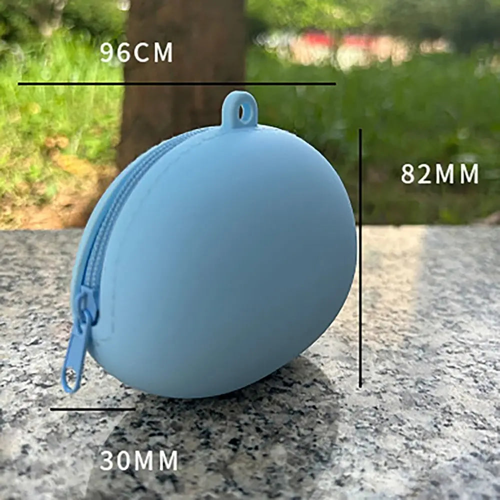 Silicone Mini Coin Purse Candy Color Zipper Wallet & Earphone Bag Silicone Coin Purse Nixie