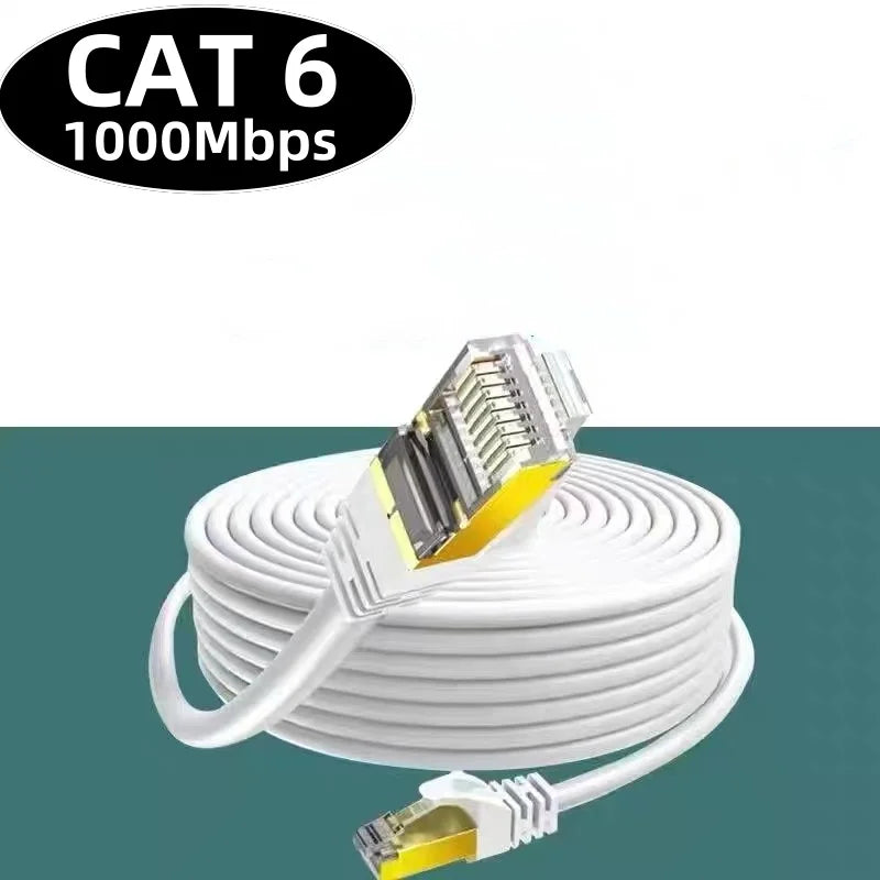 CAT6 Ethernet Cable 1–30M High-Speed LAN Patch Cord RJ45 Ethernet Patch Cable Nixie