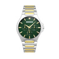 REBIRTH Men's Stainless Steel Quartz Watch – Waterproof Men's Quartz Watch Nixie green