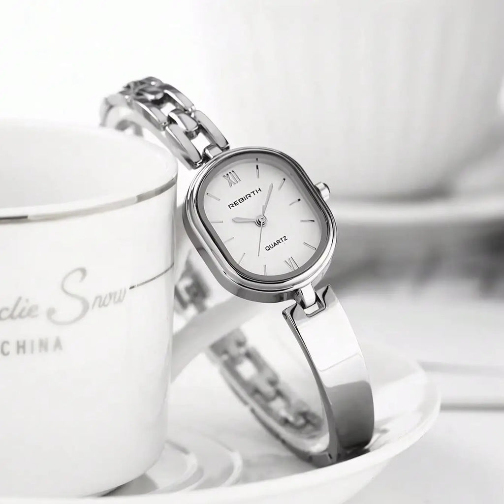 REBIRTH Women's Minimalist Quartz Watch – Casual Daily Wear Women's Quartz Watch Nixie